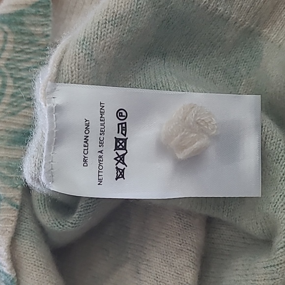 Pilcro Urban Outfitters Floral Cashmere Crop Sweater Small Boho Cottagecore - Picture 12 of 16